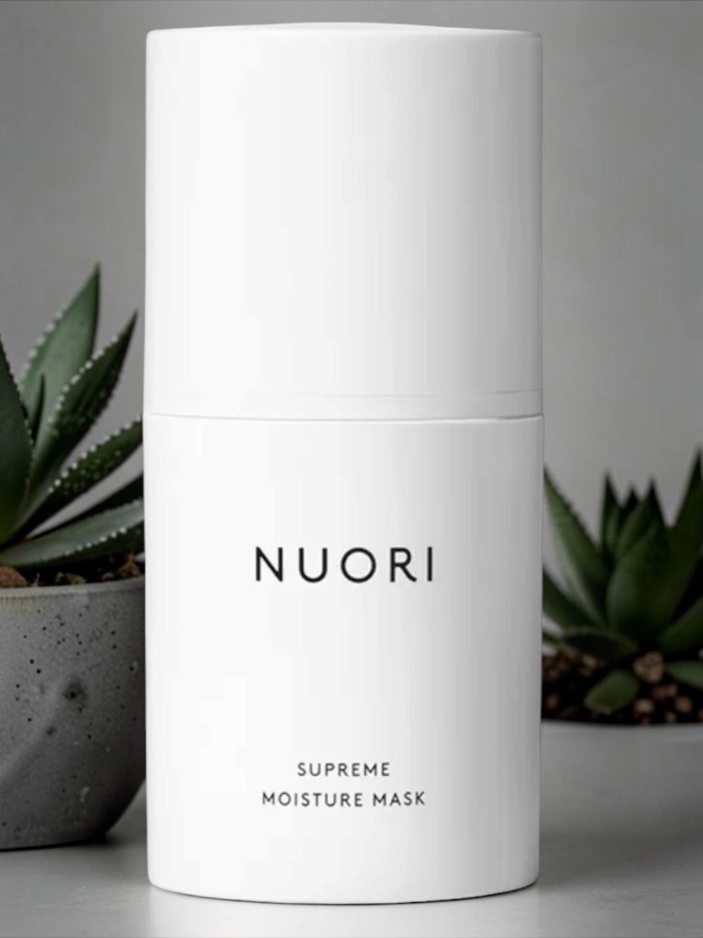 Nuori Supreme Moisture Mask — White Hydrating Face Mask